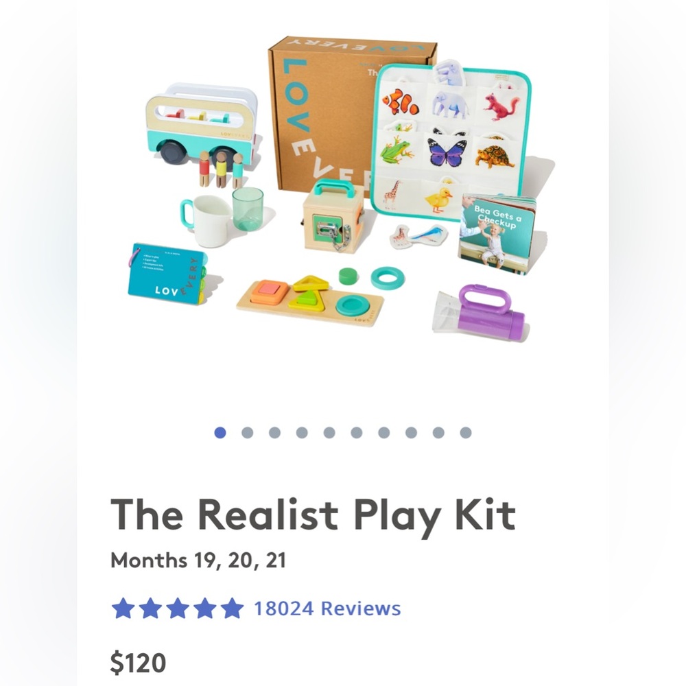 Lovevery Realist Play Kit for Months 19-21